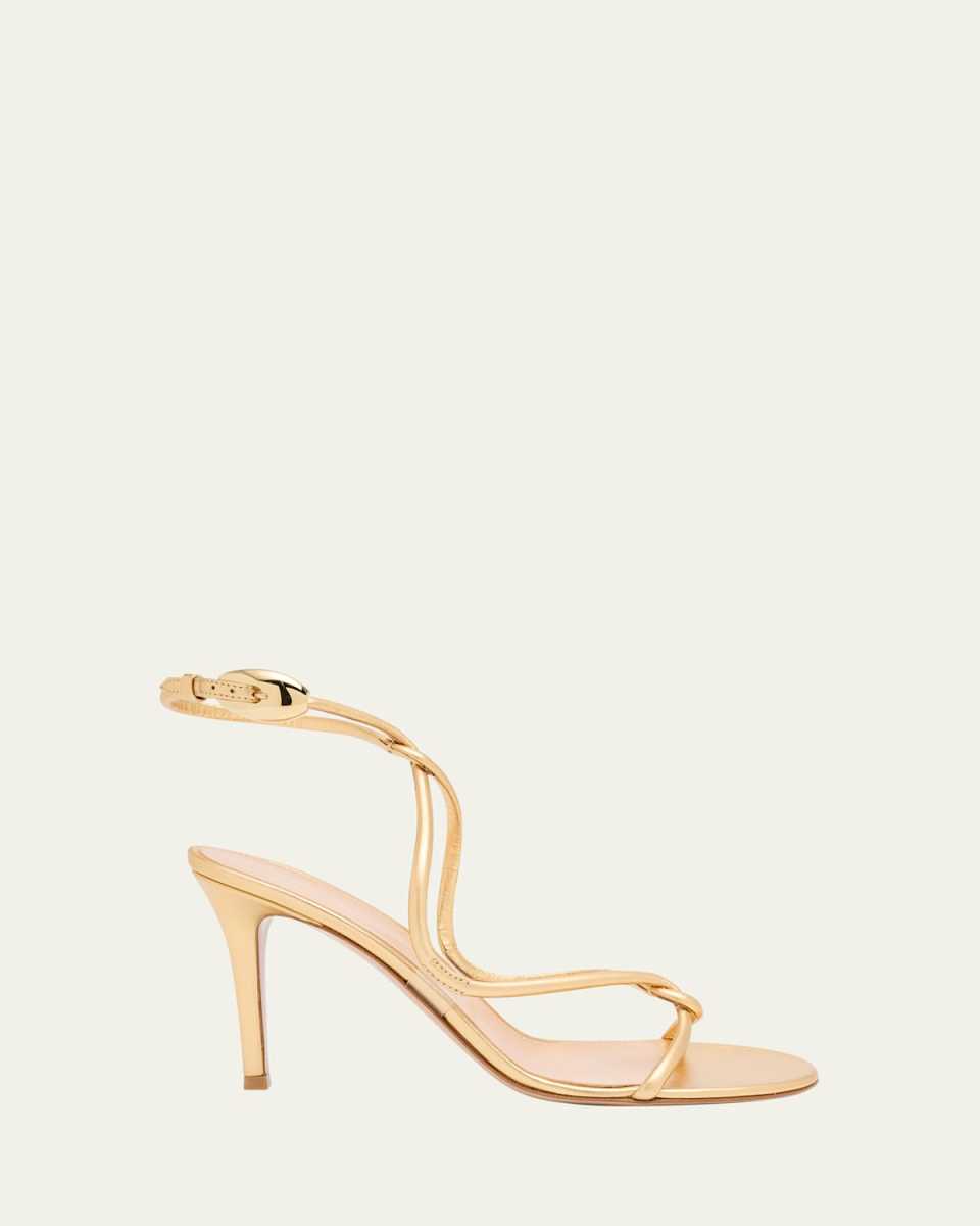 Mamba Napa Leather Serpent Sandals
